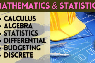 assist you in business mathematics, calculus, algebra and statistics
