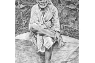 create a hand drawn bw or colored pencil portrait on paper