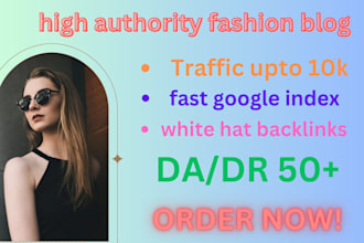 publish guest post on high authority fashion blog with fashion backlinks