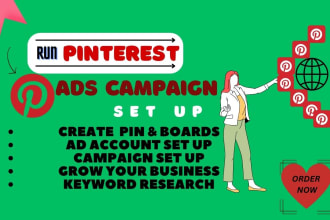 run pinterest ads campaign,set up boards and pin