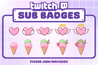 create custom twitch sub badges