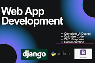 debug and build websites using django and bootstrap