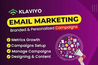 setup and manage klaviyo email marketing campaigns