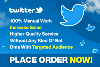 do twitter dms or direct messages to promote your business