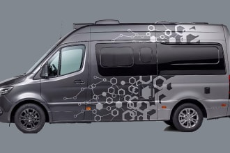 design van, caravan wrap trailer, motorhomes, campers,  caravan wrap design