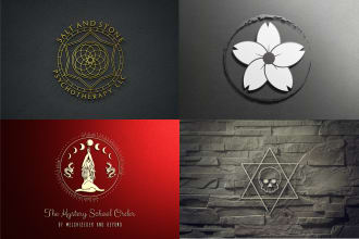 design sacred geometry, spiritual or mystical logo design