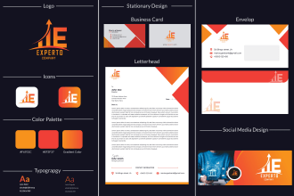 do minimalist logo guideline style guide corporate brand book identity design