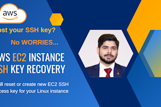 reset and new ssh and pem key for aws ec2 linux server