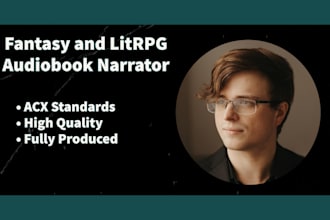 narrate your fantasy or litrpg audiobook