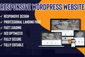 design responsive wordpress website, website redesign