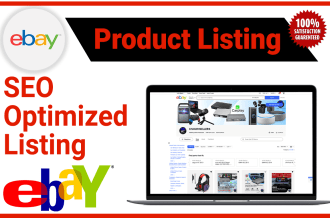 do ebay SEO listing, ebay listing, ebay product listing