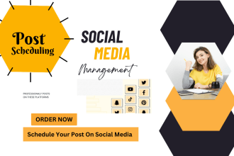 schedule your posts on social media