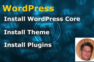 install wordpress, plugins, theme, and make customizations