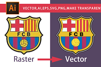 convert any file to vector,ai,eps,svg,png,make transparent