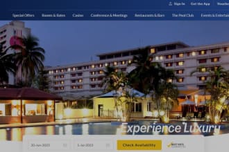 design a stunninig hotel website, reservation, booking with wix and squarespace