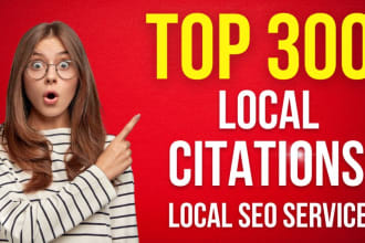 provide 300 US local citations to enhance your business