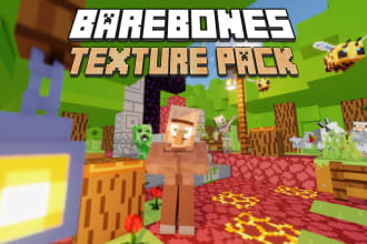 make a render of minecraft with the texture pack you want