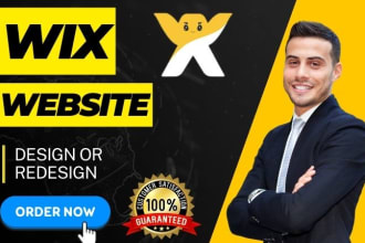 design wix or redesign a wix website design or wix online store