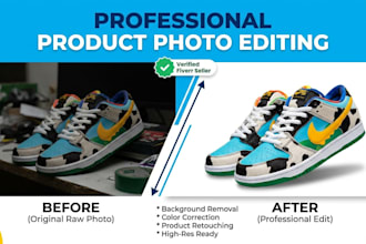 do photoshop editing and image retouching professionally