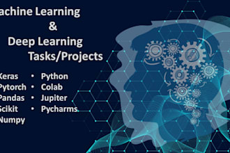 do machine learning and deep learning tasks and projects