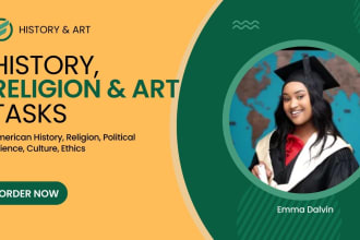write american history, religious, political and arts papers