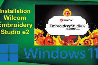 install wilcom embroidery studio e2 in windows 7, 8 1, 10 11