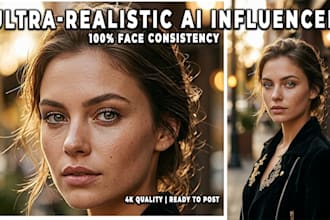 create a realistic ai influencer and consistent ai model