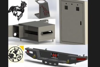 do sheet metal working in solid work and autocad for cnc laser cutting