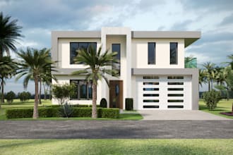 create a 3d model of your house and realistic rendering