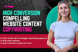 write compelling website content copywriting