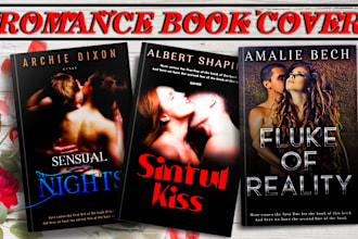 design romance book cover, fantasy book and ebook cover in just 2 hrs