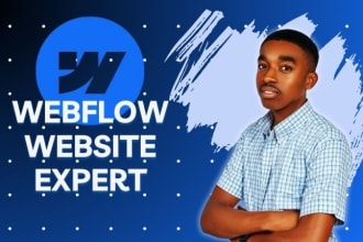 design or redesign your website in webflow