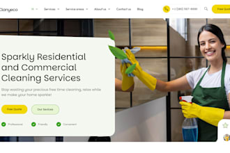 design house cleaning service office cleaning website booking koala website