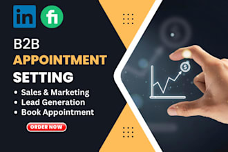 be your b2b appointment setter by email through linkedin and lead generator
