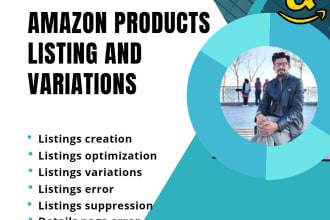 do amazon fba product listing,variation and fix listing errors