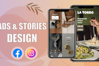 design modern and selling instagram ads and stories