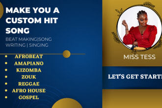 be your afrobeat songwriter african vocalist afrobeat beats