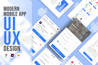amazing mobile app design, ios design, app mockup, wireframe design, figma app