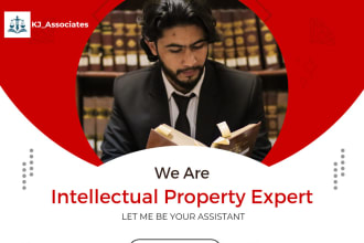 prepare application to register or claim trademarks, copyrights and patents