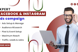 setup and manage your facebook and instagram ads compaign