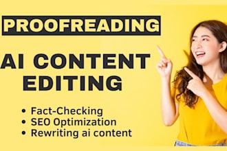rewrite fact check copy edit and proofread your ai content manually