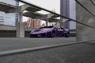 create 3d realistic car renders using blender