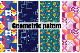 design a modern unique seamless fabric pattern