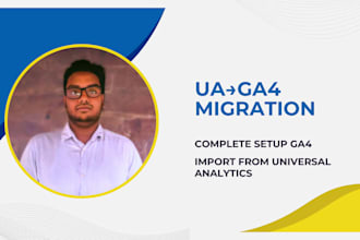 provide complete ua to ga4 migration including all goals