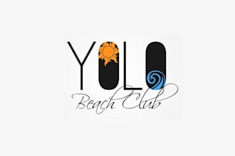 design expertly crafted yolo beach club logo