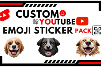 do custom emoji youtube sticker pack
