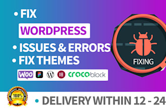 wordpress or plugins errors