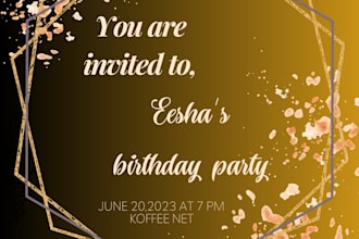 design unique invitation cards