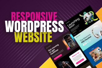 build wordpress website with elementor