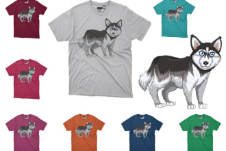 design a t shirt with your beloved pets and others